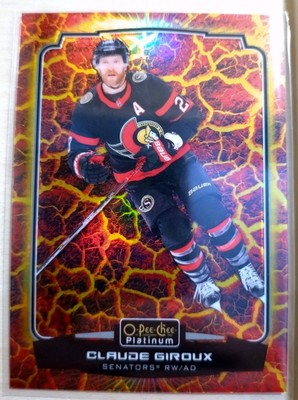 Claude Giroux Hot Magma /499 Ottawa Senators - UD OPC Platinum 2022-23 NHL