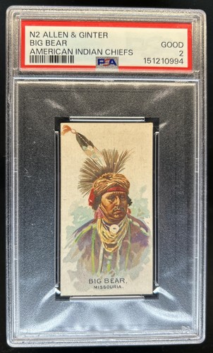1888 N2 Allen & Ginter #4 Big Bear — PSA 2