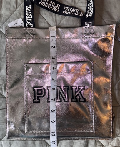 Nuova borsa Victoria’s Secret ROSA mini piccola borsa carina Bling metallizzata ottimo regalo - Foto 11 di 14