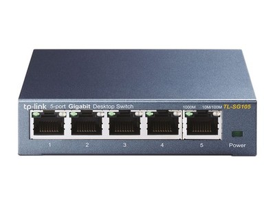TP-LINK TL-SG105 5-Port 10/100/1000Mbit/s Desktop Switch