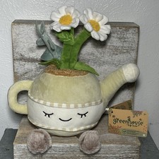 Greenhouse Plant Daisy Plush Soft Stuffed Potted Flowers Eileen 12" Brand New