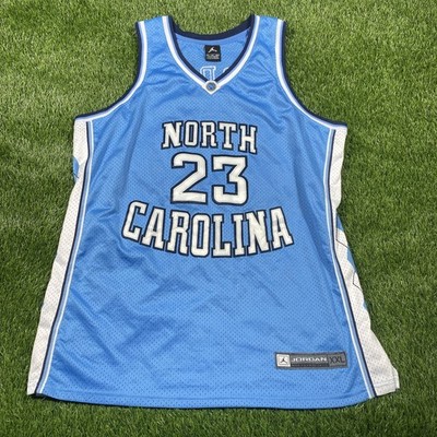 Michael Jordan Unc Tar Heels Jersey Mens 2xl Stitched #23 Blue