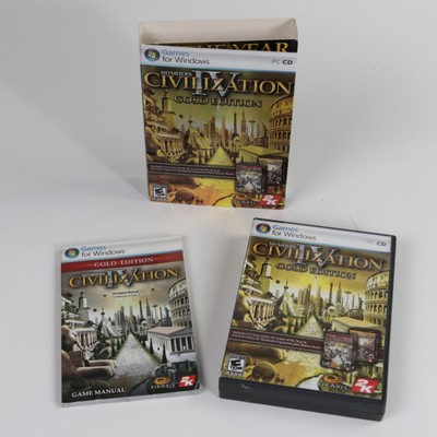 Sid Meier's Civilization IV Gold Edition 2007 Windows 2000 XP Vista, Complete
