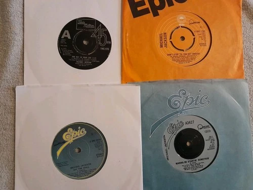 JOB LOT OF 4X MICHAEL JACKSON 7"SINGLES