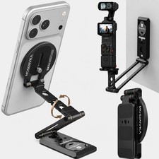 2-in-1 Magnetic Phone Stand Action Camera Mount, N52 Magnet Phone Holder