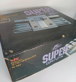 NEC PC-Engine Super GRAFX PI-TG4 Boxed Tested Free Shipping 2156-3