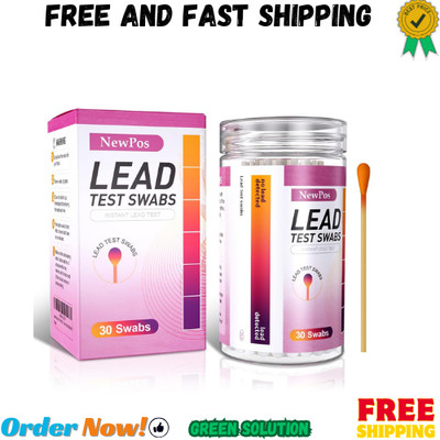 NewPos Lead Test Kit: 30 Swabs Accurately Formulated Lead Paint Test Kit Test
