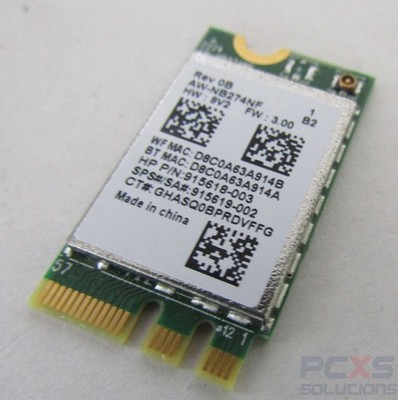 HP WLAN RT TIFFANY BT BGN 1x1 - 915618-003