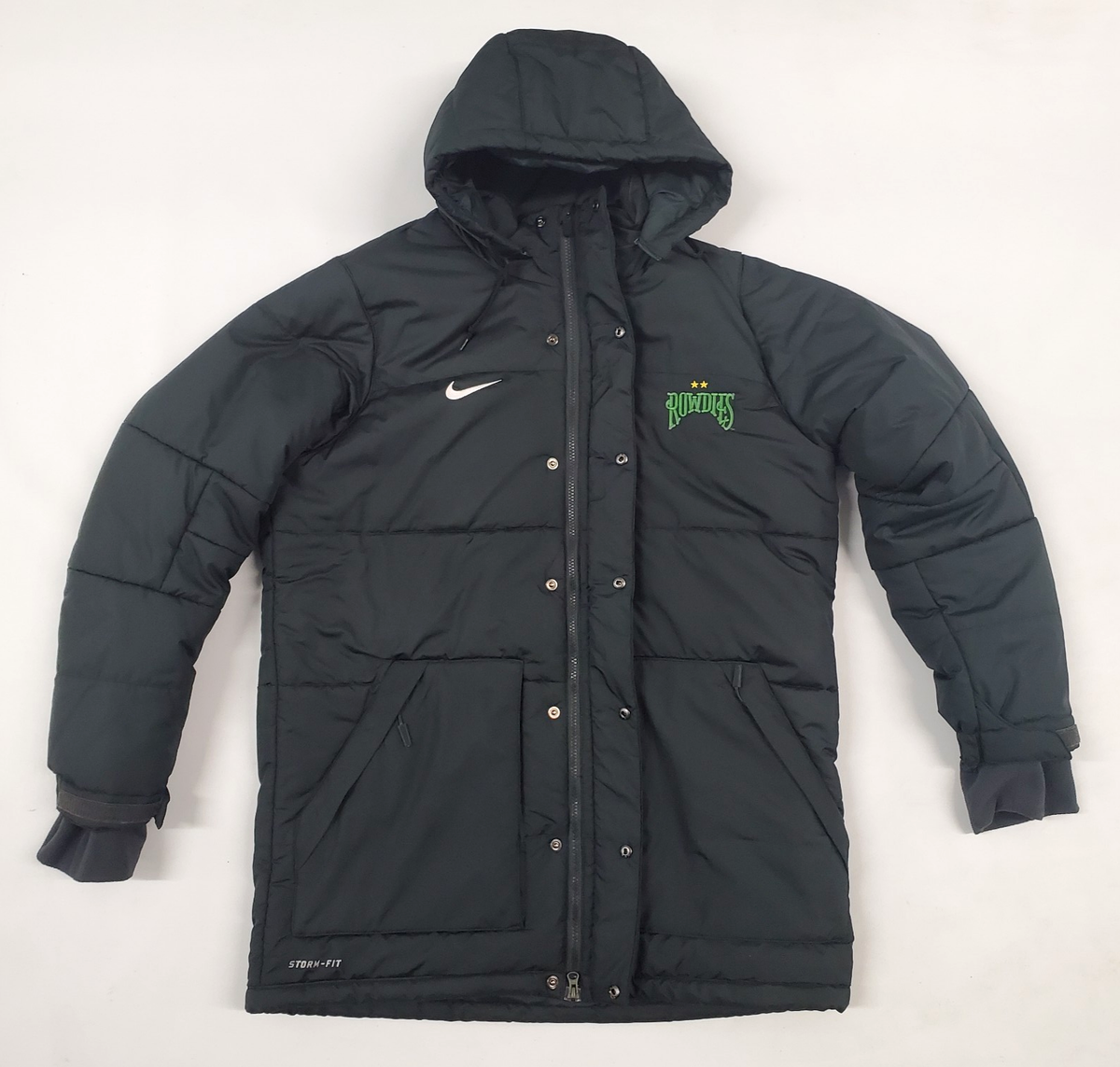 Nike Alliance II Parka Men's Black Jacket Storm Fit 658081 Puffer Large  Rowdies