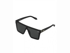 QUAY HINDSIGHT QW-000311 BLK-SMK Woman's Black Frame/Smoke Lenses Sunglasses