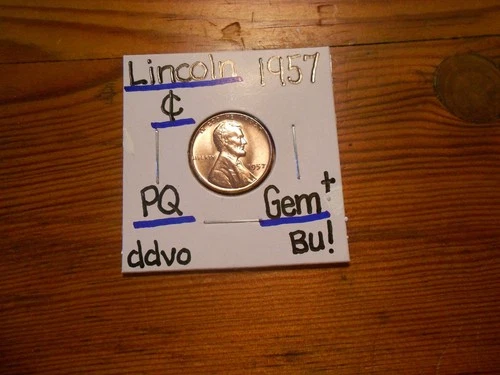 1957 Lincoln Cent Gem BU+ TERRIFIC!!!! PQ!!!! LUSTER++++++