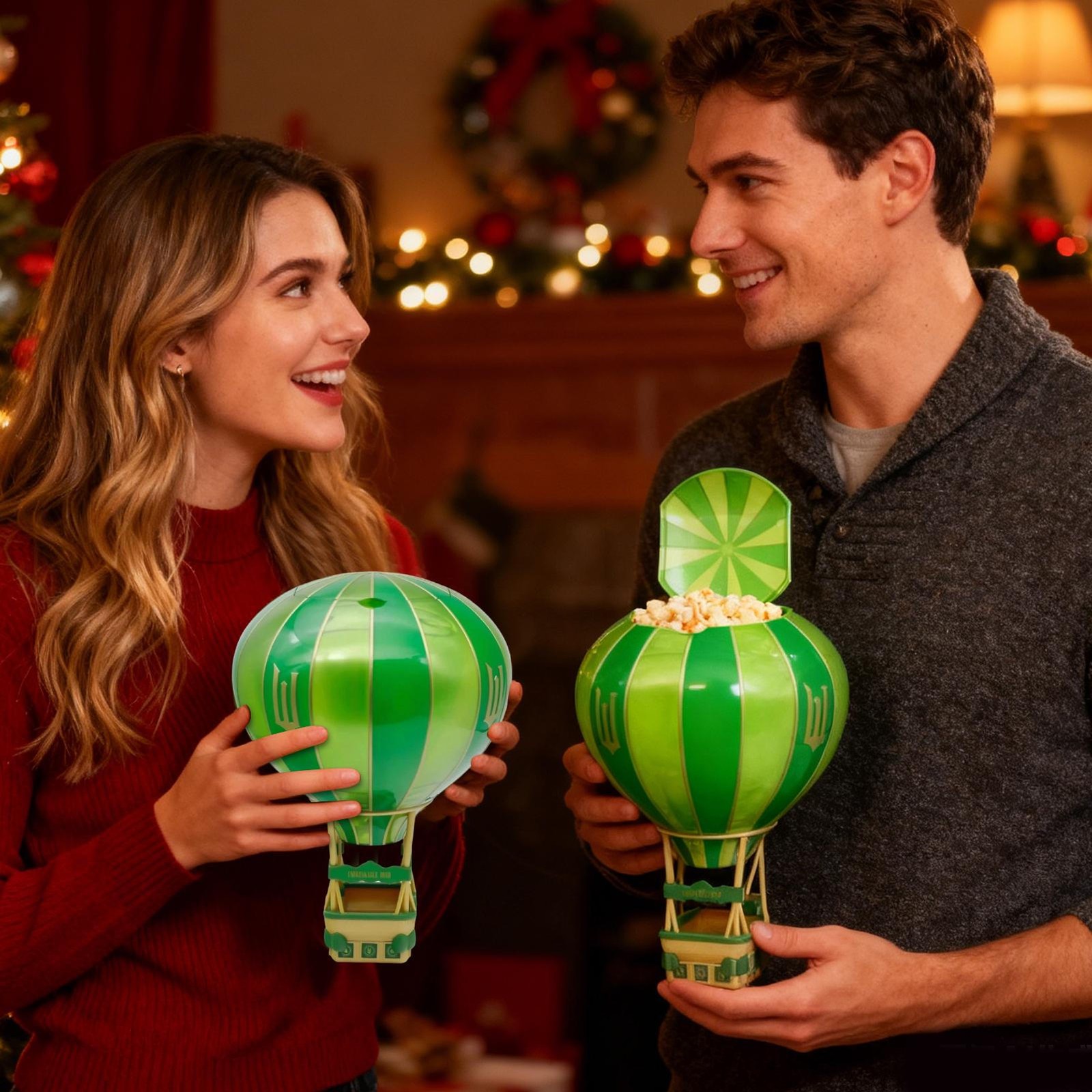 Wicked For Good Hot Air Balloon Popcorn Bucket Unused/Brand New