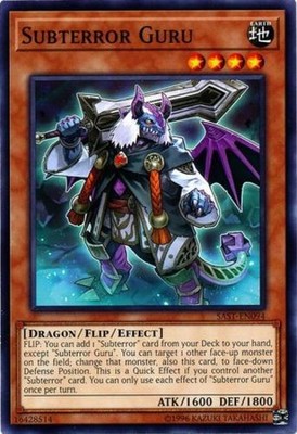 Subterror Guru - SAST-EN094 - Common - Unlimited Edition - Lightly Played