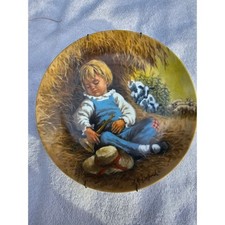 Little Boy Blue Plate Mother Goose RECO John McClelland 1980 Limited Edition