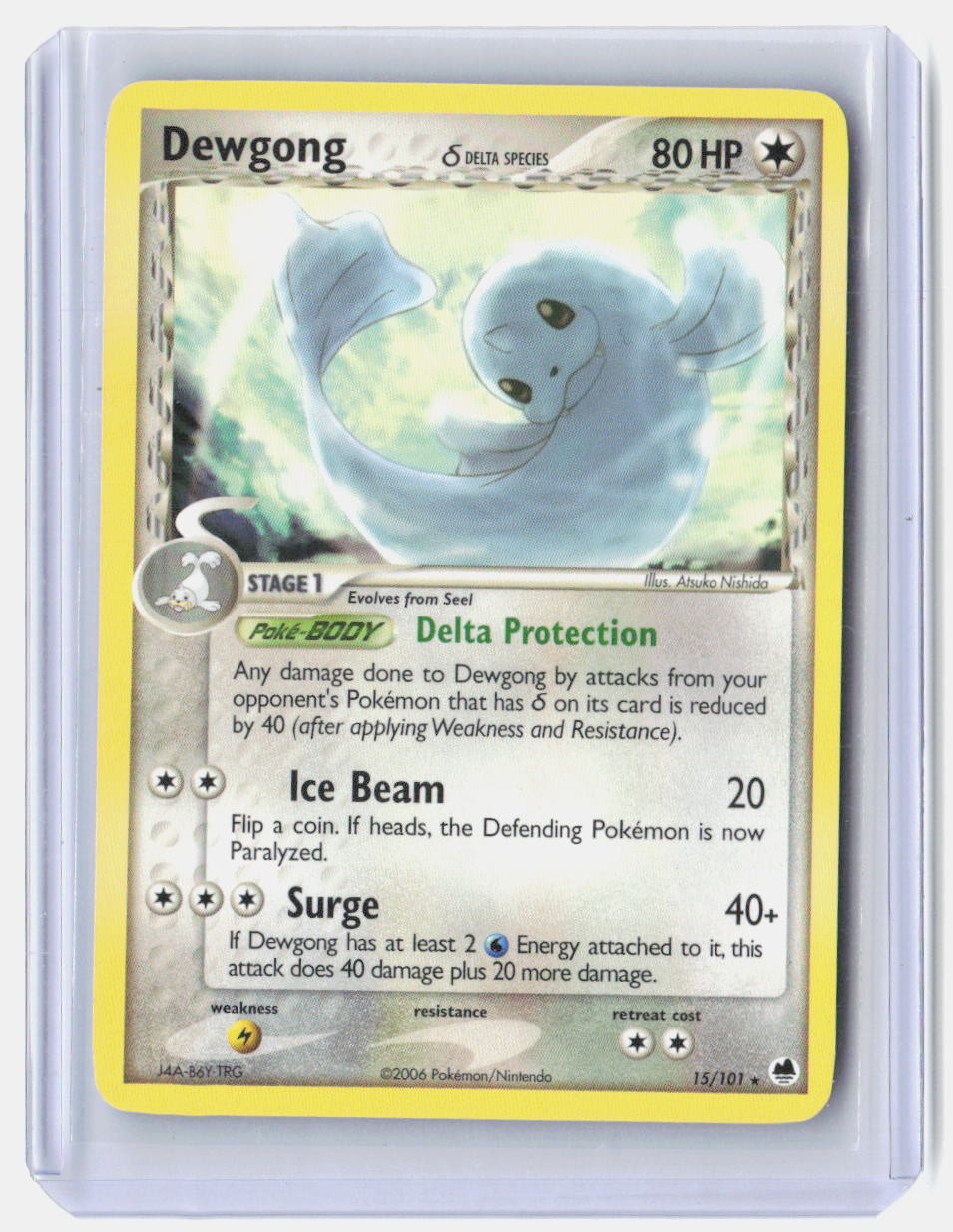 Dewgong (Delta Species) Rare Dragon Frontiers 15/101 LP
