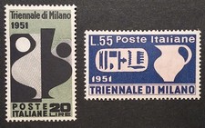 Repubblica Triennale di Milano 1951 – serie completa nuova**