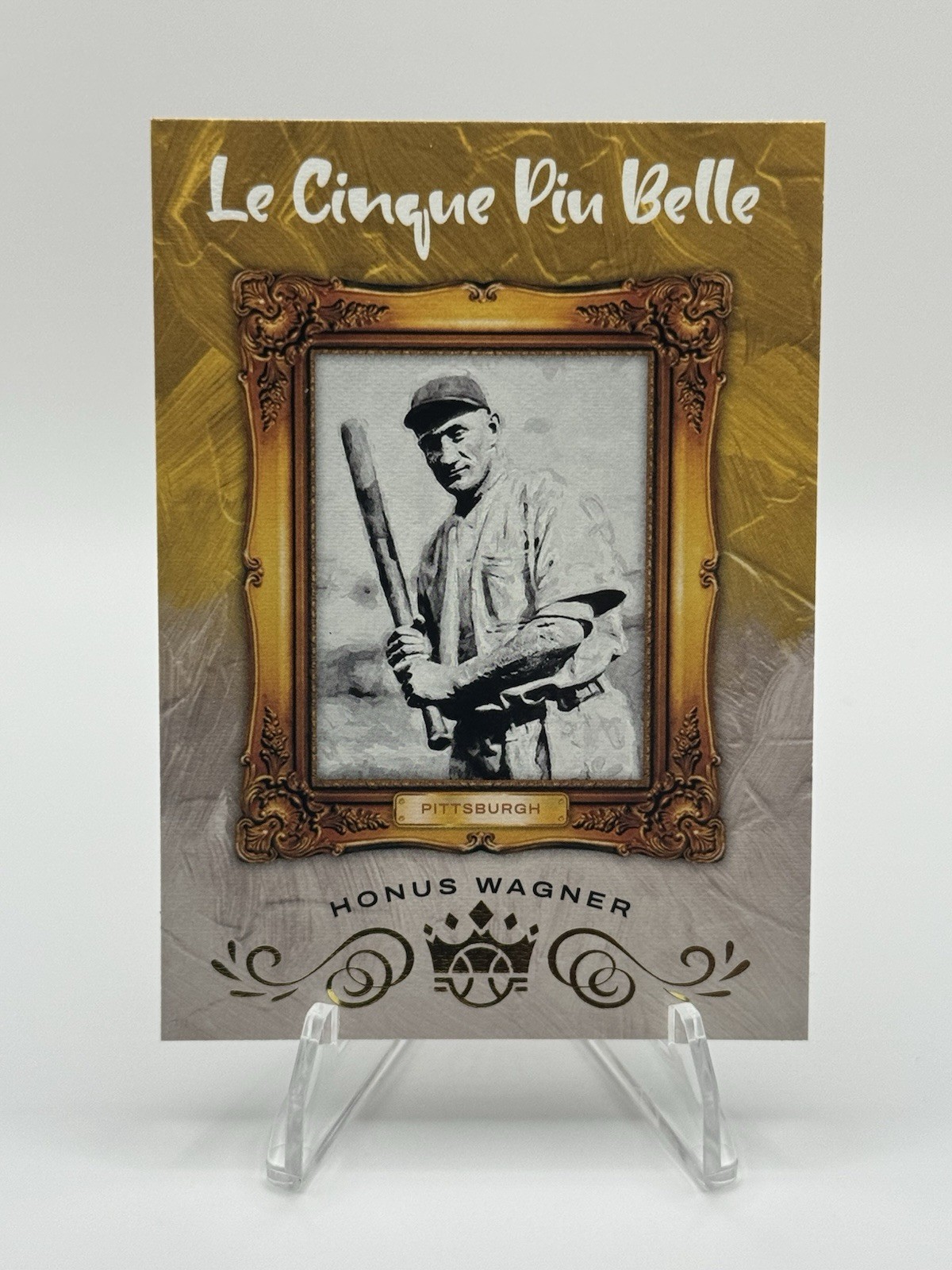 Honus Wagner 2022 Panini Diamond Kings Le Cinque Piu Belle #LCPB-2 HOF SSP
