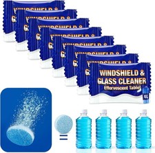 Liquido Tergicristallo Auto - 50 Pastiglie Effervescenti Equivalente a 200 Litri