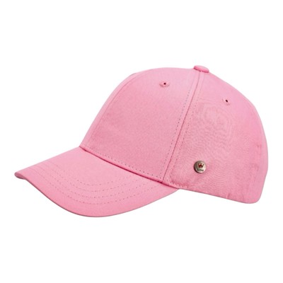 BASECAP größenverstellbar Cotton-Twill-Crown line rosa