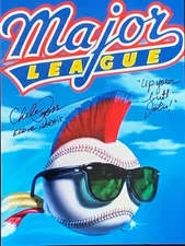 CHELCIE ROSS SIGNED "EDDIE HARRIS" MAJOR LEAGUE MOVIE 5x7 "UP YOUR BUTT JOBU!" 3