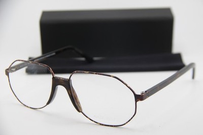 NEW ANDY WOLF CONGLETON COL. D HAVANA GUNMETAL AUTHENTIC EYEGLASSES 58-17