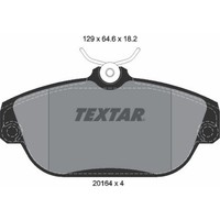Textar 2016402 Bremsbelagsatz FüR Volvo 940 960 740 V90 760 S90 744 745 704 764