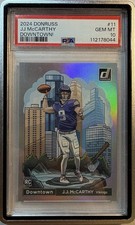 2024 Donruss Football - JJ McCarthy Downtown PSA 10