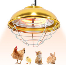 Hanging Chicken Coop Heater, 300W 2 Heating Levels Premium Waterproof Heaters fo