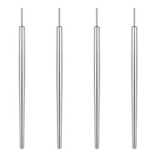 4Pcs 316L Surgical Steel Piercing Taper Insertion 16G 18G 20G External/Thread...
