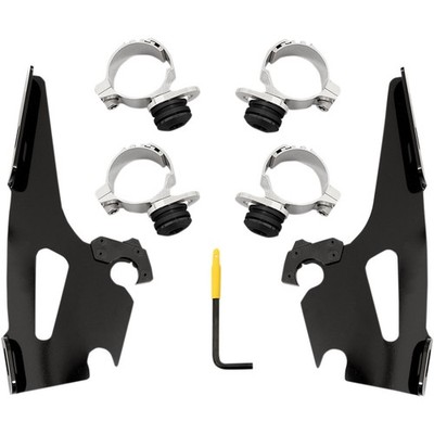 Memphis Shades Fats/Slim/Sportshield Mounting Kit - Black - Scout MEB2019