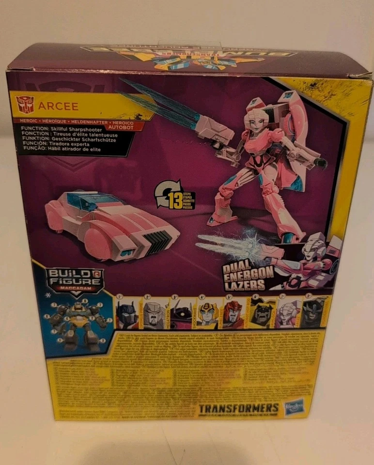 Transformers Bumblebee Cyberverse Adventures Deluxe Class Arcee Action Figure - Image 3 of 4