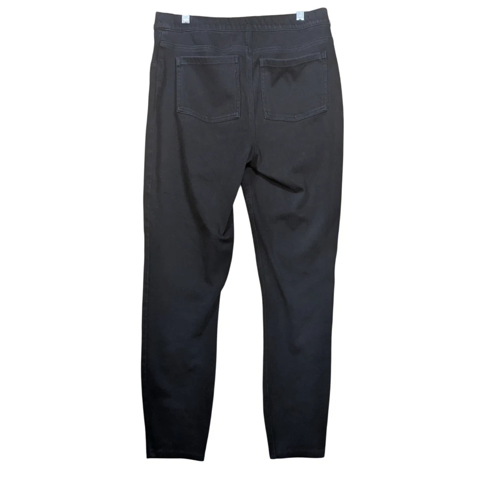 SPANX Pants High Rise Skinny Pull On Black Stretch Casual Comfort Women's XL - Image 3 of 4