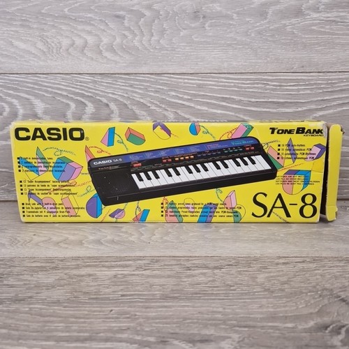Casio SA-8 Tone Bank Keyboard Inc Original Box - Tested Working - Picture 12 of 15