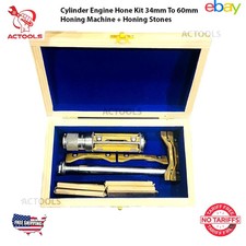 New Cylinder Engine Hone Kit 34mm To 60mm Honing Machine Honing Stones 4 Set