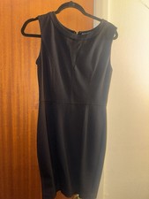 GUESS Women's Mini Fitted Dress Sleeveless, Jet Black/Silver, Size Medium