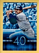2015 Topps Series 1 #F40-11 REGGIE JACKSON New York Yankees FREE AGENT 40 Insert