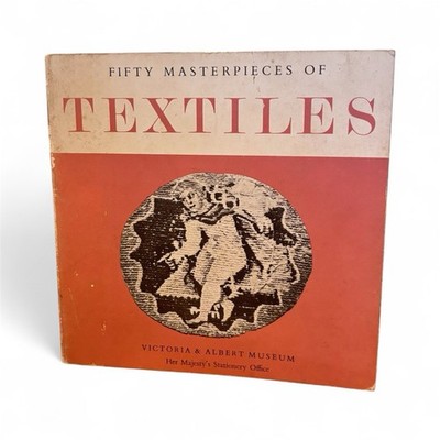 50 masterpieces of Textiles Victoria & Albert Museum Vintage paperback