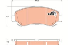 Bremsbeläge für Nissan Qashqai / +2 I J10 VAN Jj10E Rogue X-Trail II T31 06-14