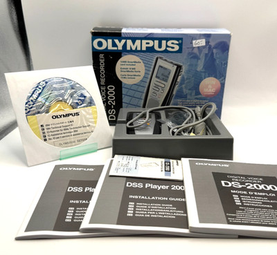 Olympus DS-2000 - Digital Voice Recorder - OVP
