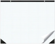 Large Engineering Graph Paper 22x17 in Sturdy Graph Desk Pad 1/4 in Quad Grid...