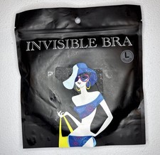 Invisible Bra Backless Strapless Adhesive Sticky Silicone Push Up C/D Cup Size L