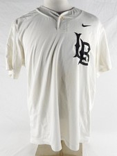2019 Long Beach State Dirtbags #22 Game Used White Jersey Baseball XL 261