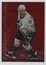 1999 ITG Be A Player Millennium Signature Series Ruby /1000 Oleg Tverdovsky 19lw