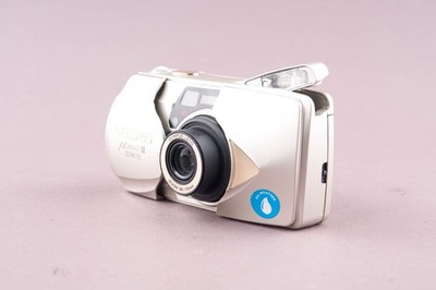 Olympus Mju II Zoom 115 Quartz Date 35mm Point & Shoot Film Camera
