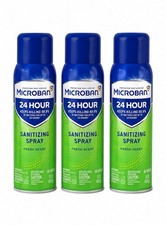 Microban 24 Hour  Sanitizing Spray 15 oz  Fre...