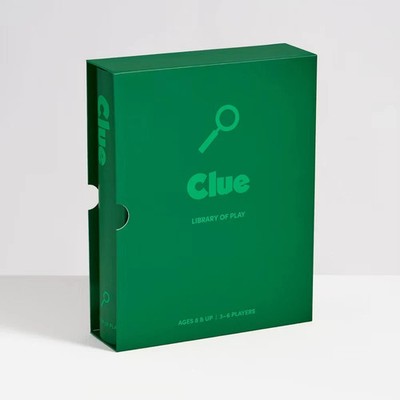 Library of Play : CLUE - 2025 Bookshelf Book Board Game *Rare* *BRAND NEW*