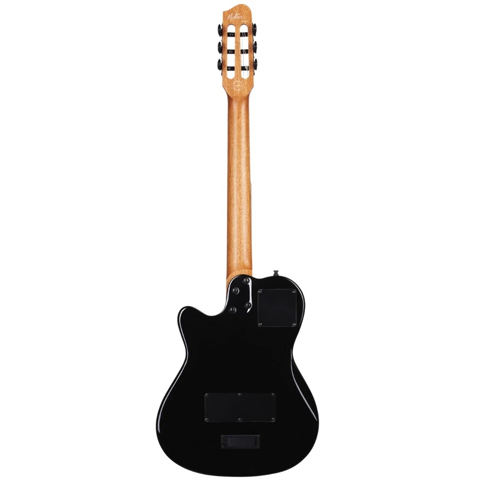 Godin Multiac Mundial Thinline A/E Classical Guitar, Solid Cedar Top, Onyx Black - Image 3 of 3