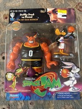 Space Jam Figures Daffy Duck VS Pound W/ Sky Duck Bouncer Warner Bros 1996
