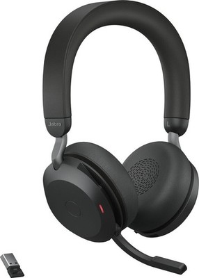 Jabra Evolve2 75 UC Stereo USB-A Headset Link380a Schwarz 27599-989-999