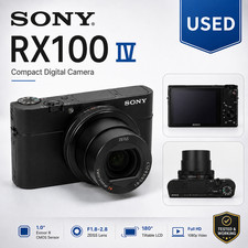 Sony DSC RX100 M4/RX100 IV Digital Camera 20 1MP 4K Wi-Fi NFC 30 Inch LCD Screen